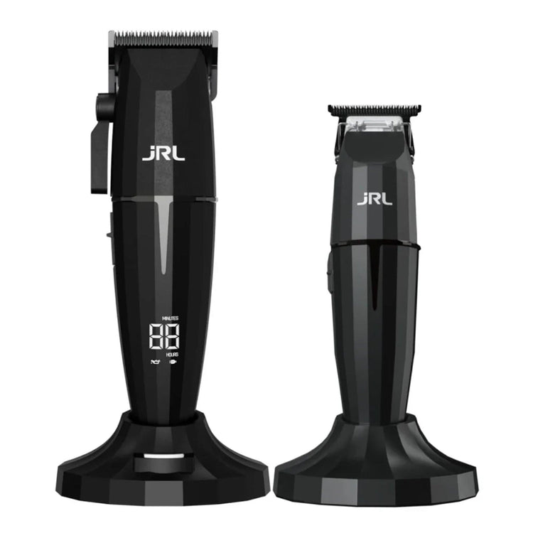 JRL Onyx Professional Combo Collection Clipper and Trimmer Set Beauty Barber Equipment