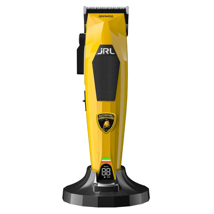 JRL x Lamborghini Diamante Collection Clipper and Trimmer Set - Yellow (Pre Order) Beauty Barber Equipment