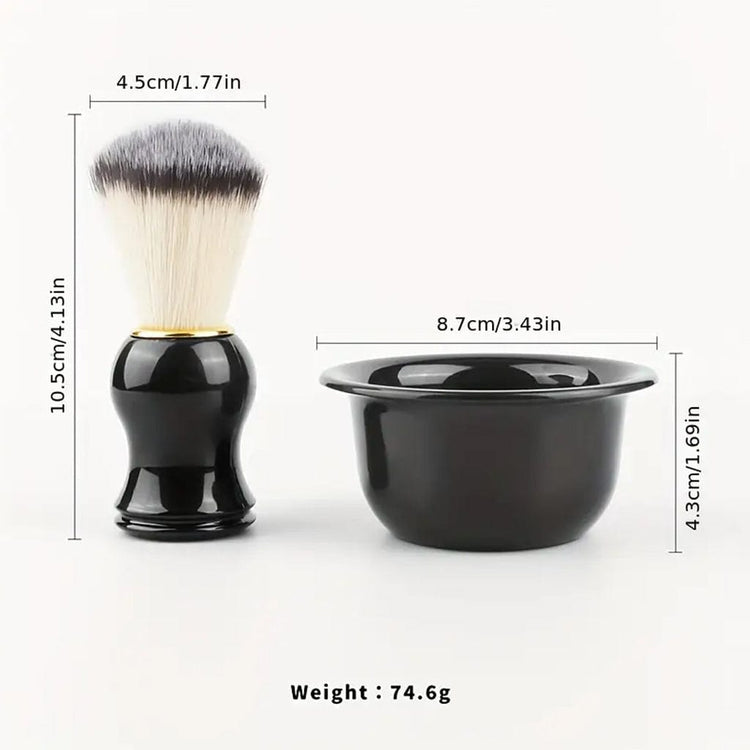 Men’s Shaving Kit – Brush & Soap Bowl Beauty Barber Equipment