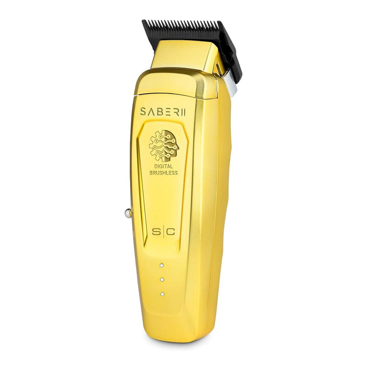 StyleCraft Saber 2.0 Cordless Clippers – Full Metal, Brushless Motor Beauty Barber Equipment