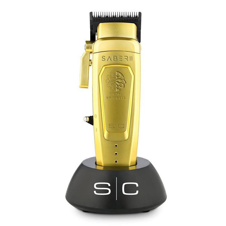 StyleCraft Saber 2.0 Cordless Clippers – Full Metal, Brushless Motor Beauty Barber Equipment