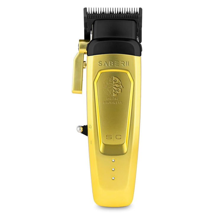StyleCraft Saber 2.0 Cordless Clippers – Full Metal, Brushless Motor Beauty Barber Equipment